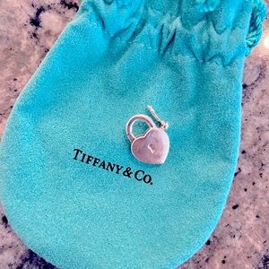 Authentic Tiffany & Co Charm heart lock